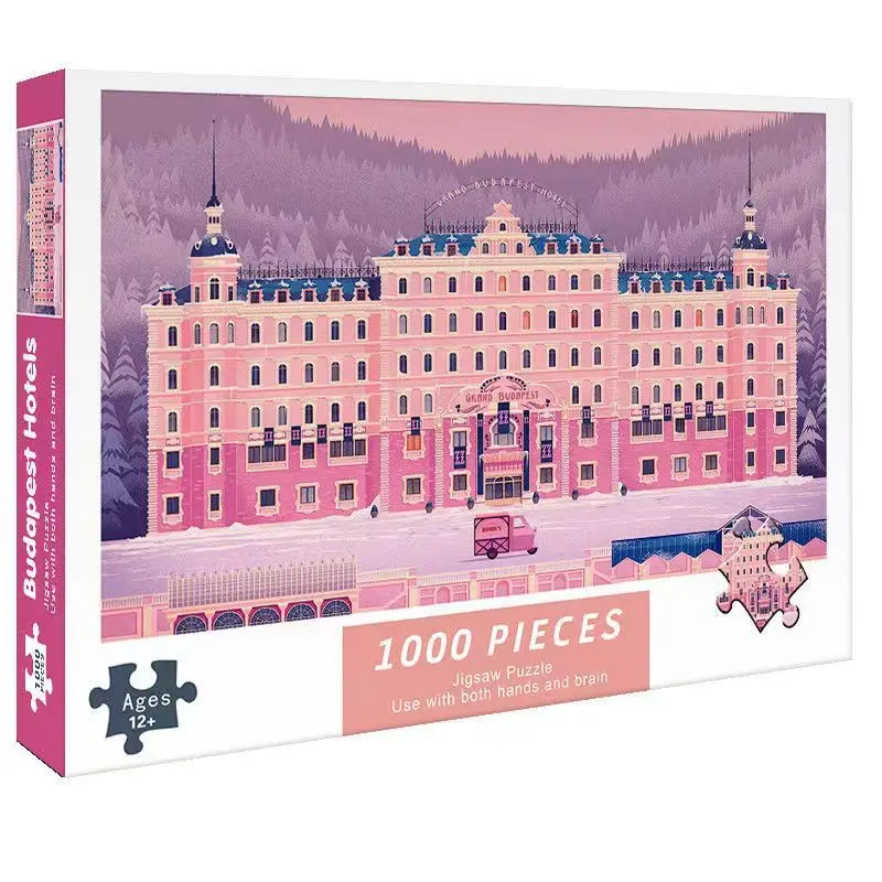 Kids Toys Under 1000 - 1000 dla dorosłych Puzzle Budapest Hotel